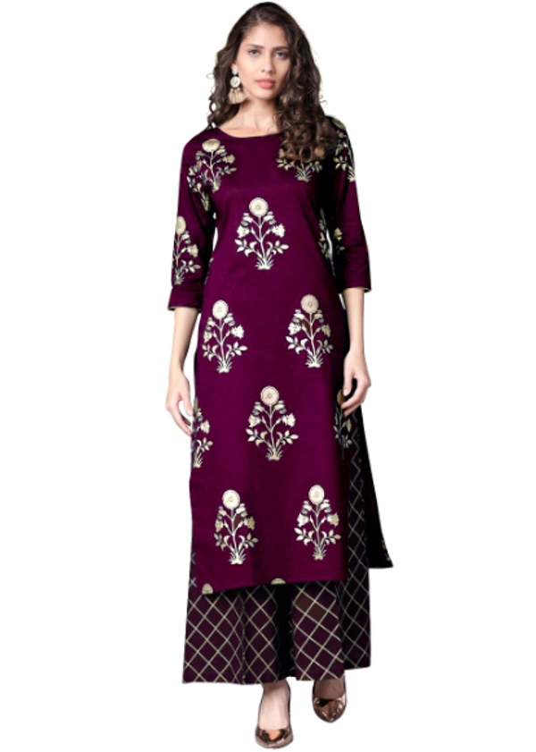 GOLDEN KURTI PLAZO